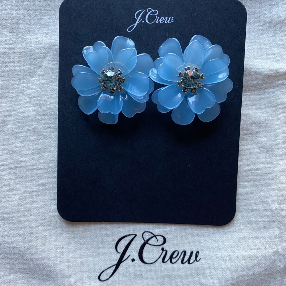 J. Crew Full bloom flower earrings - Picture 2 of 7